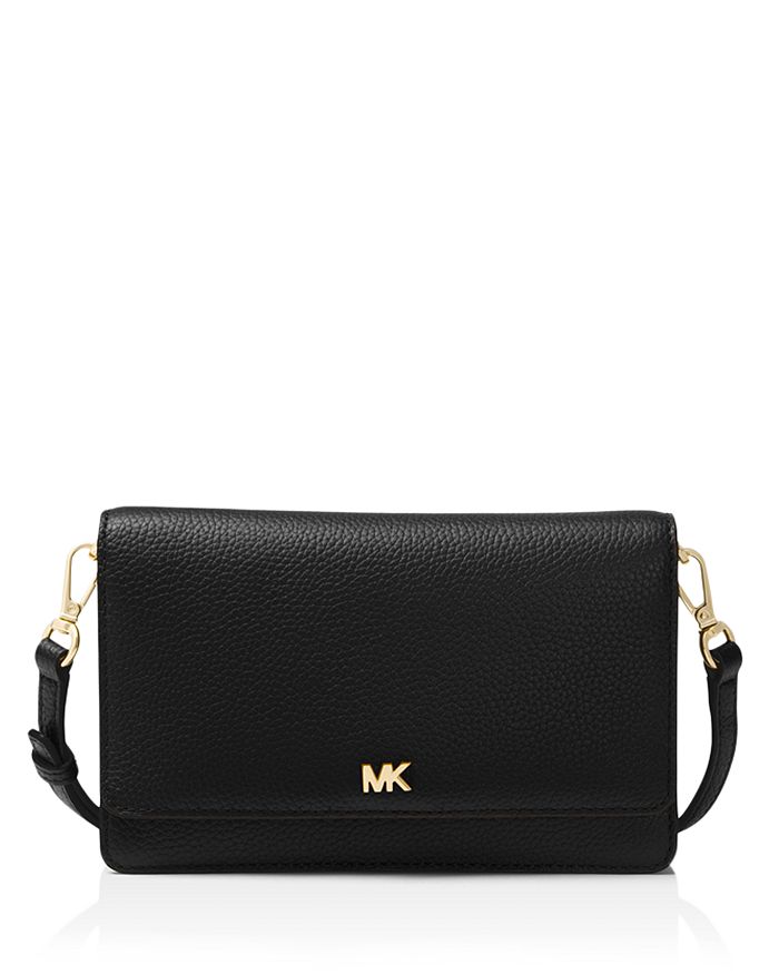 MICHAEL KORS LEATHER SMARTPHONE CROSSBODY,32T8GF5C1L