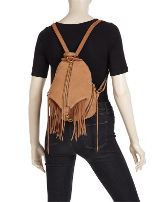 camo print convertible mini julian backpack Rebecca Minkoff Julian Camouflage backpack in Brown and Tan
