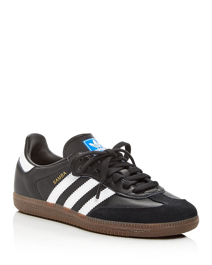 ADIDAS ORIGINALS WOMEN'S SAMBA OG LEATHER & SUEDE LACE UP trainers,BD7686