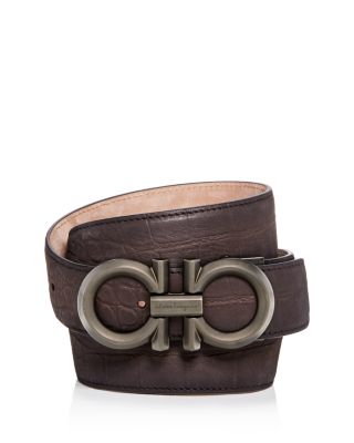 ferragamo crocodile belt