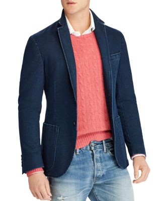 Polo Ralph Lauren Morgan Indigo Pique Blazer Bloomingdale s