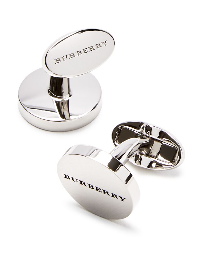 Burberry Logo Circle Cufflinks Bloomingdale's