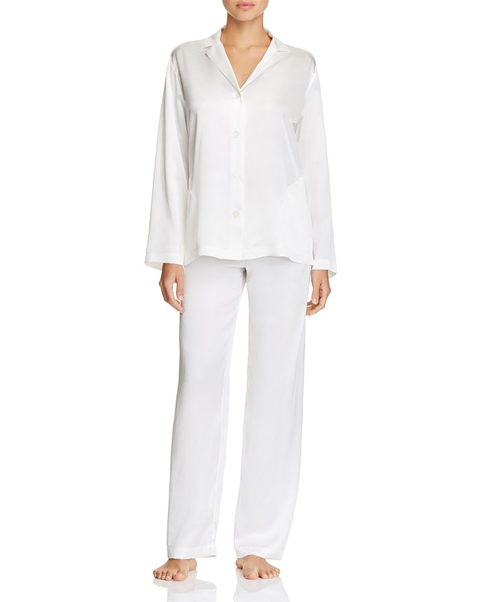 La Perla Silk Pajamas In Ivory | ModeSens