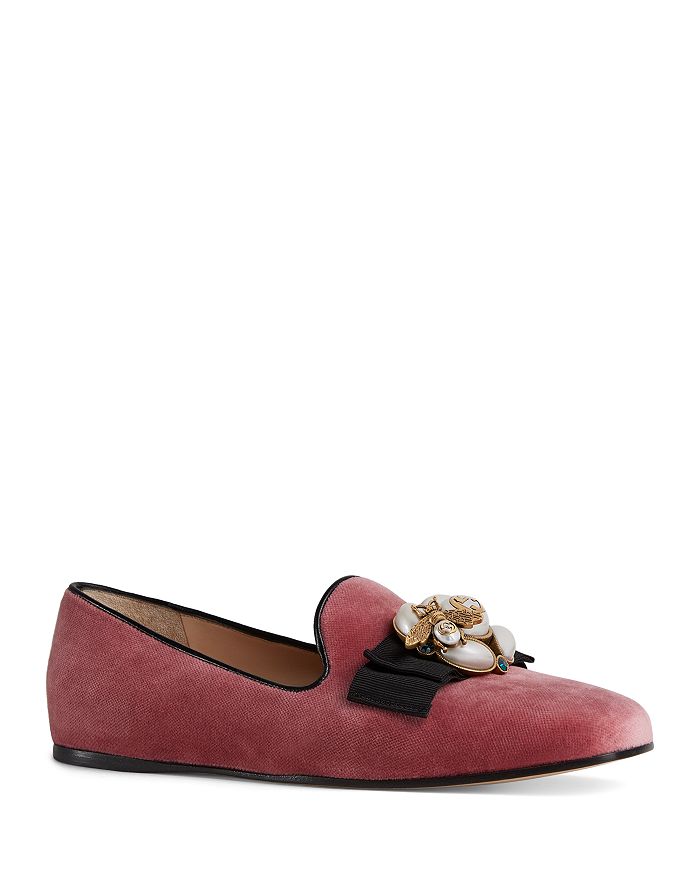 Gucci hot sale velvet flats