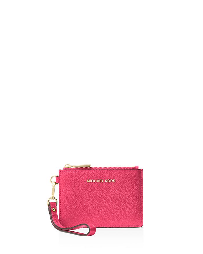 Michael kors small leather wristlet sale