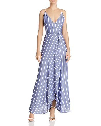 Bardot Raelyn Striped Maxi Wrap Dress | Bloomingdale's