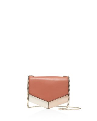 sandro lou leather shoulder bag