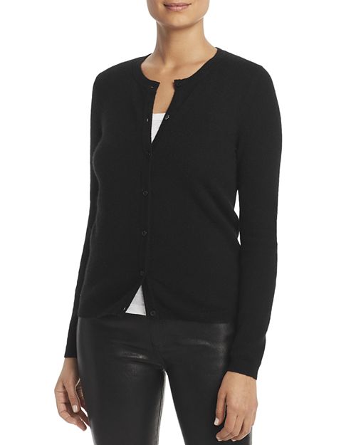C by Bloomingdale's - Crewneck Cashmere Cardigan - 100% Exclusive