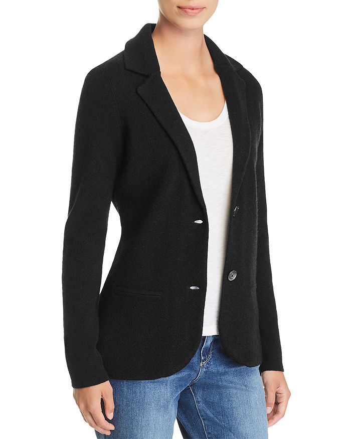 C By Bloomingdale's Cashmere Jumper Blazer - 100% Exclusive In Black