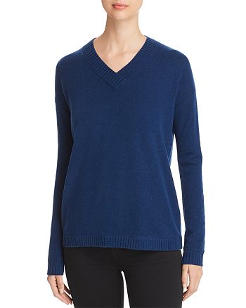 C by Bloomingdale's Drop-Shoulder Cashmere Sweater - 100% Exclusive ...