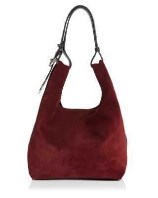 rebecca minkoff suede hobo