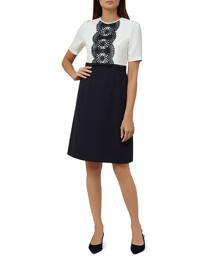 hobbs navy lace dress Hannah Lace Dress