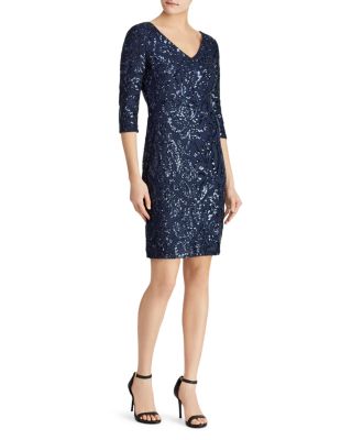 Ralph Lauren - Sequined Cocktail Dress