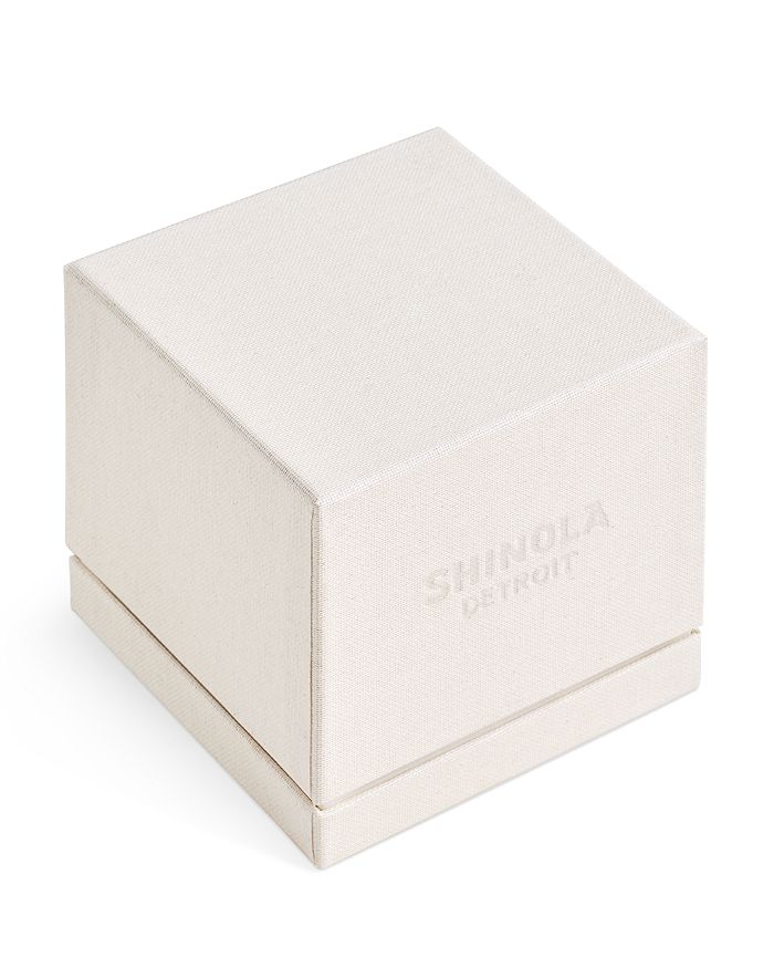 Shop Shinola The Birdy Watch, 34mm In Mother Of Pearl/silver