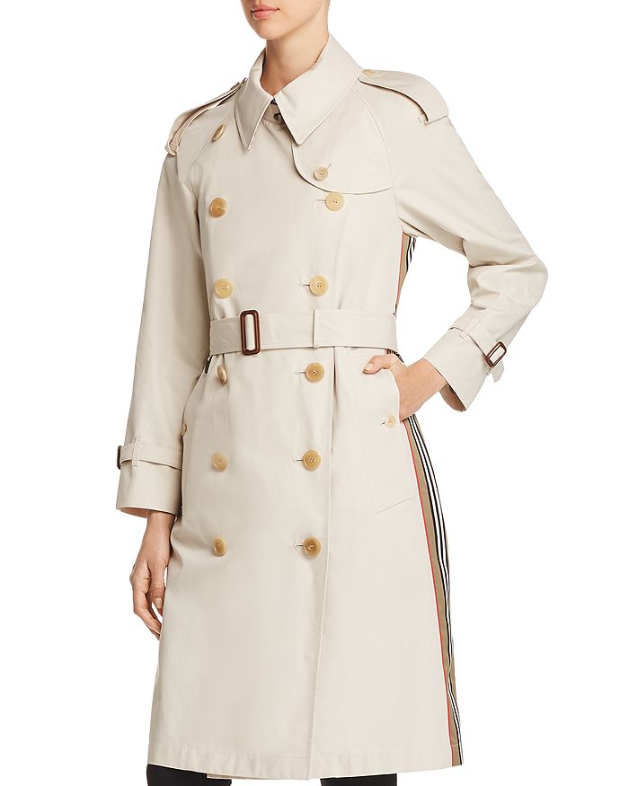 Burberry Trecastle Stripe Trench Coat Bloomingdale s