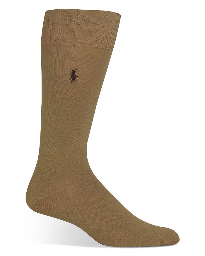 Polo Ralph Lauren Egyptian Cotton Socks In Tan