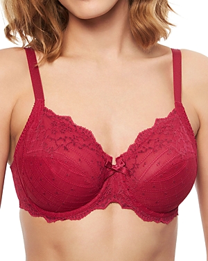 Chantelle Rive Gauche Full Coverage Unlined Bra In Magenta Bicolor