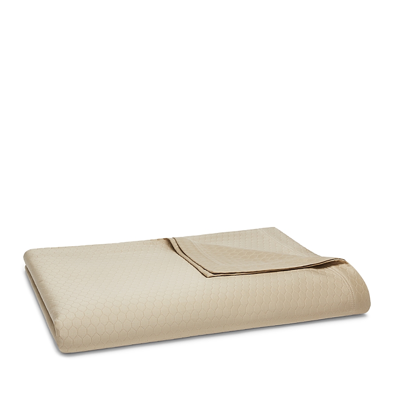 Sferra Favo Coverlet, Twin In Oat