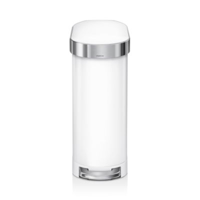 45 Liter Slim Kitchen Trash Can with Liner Pocket