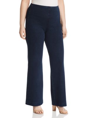 Lyssé Plus - Pull-On Denim Trouser