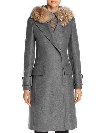 Belstaff Firdale Fur Trim Long Coat | Bloomingdale's