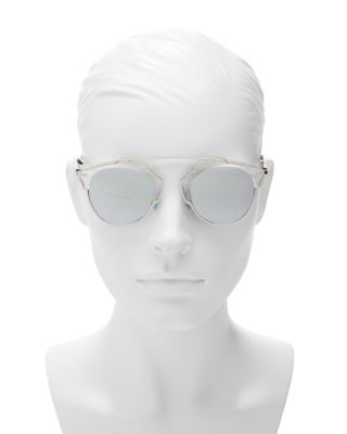 BN - Dior Mirrored Sunglasses NEW Christian DIOR REFLECTED P Silver Grey Pixel Mirror  main image 4