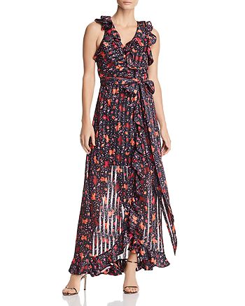 C/MEO Collective Significant Maxi Wrap Dress | Bloomingdale's