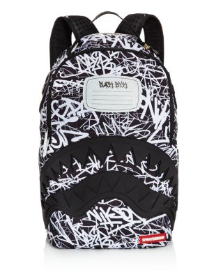 SPRAYGROUND BLACK GOLD CHAINS SMALL ITEMS BACKPACK SHARK-MOUTH UNISEX MINI  BAG