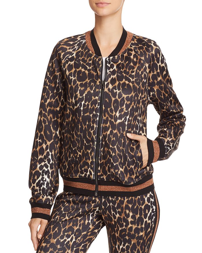Pam and shop gela leopard jacket