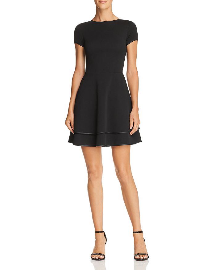 AQUA Tiered Fit-and-Flare Dress - 100% Exclusive | Bloomingdale's