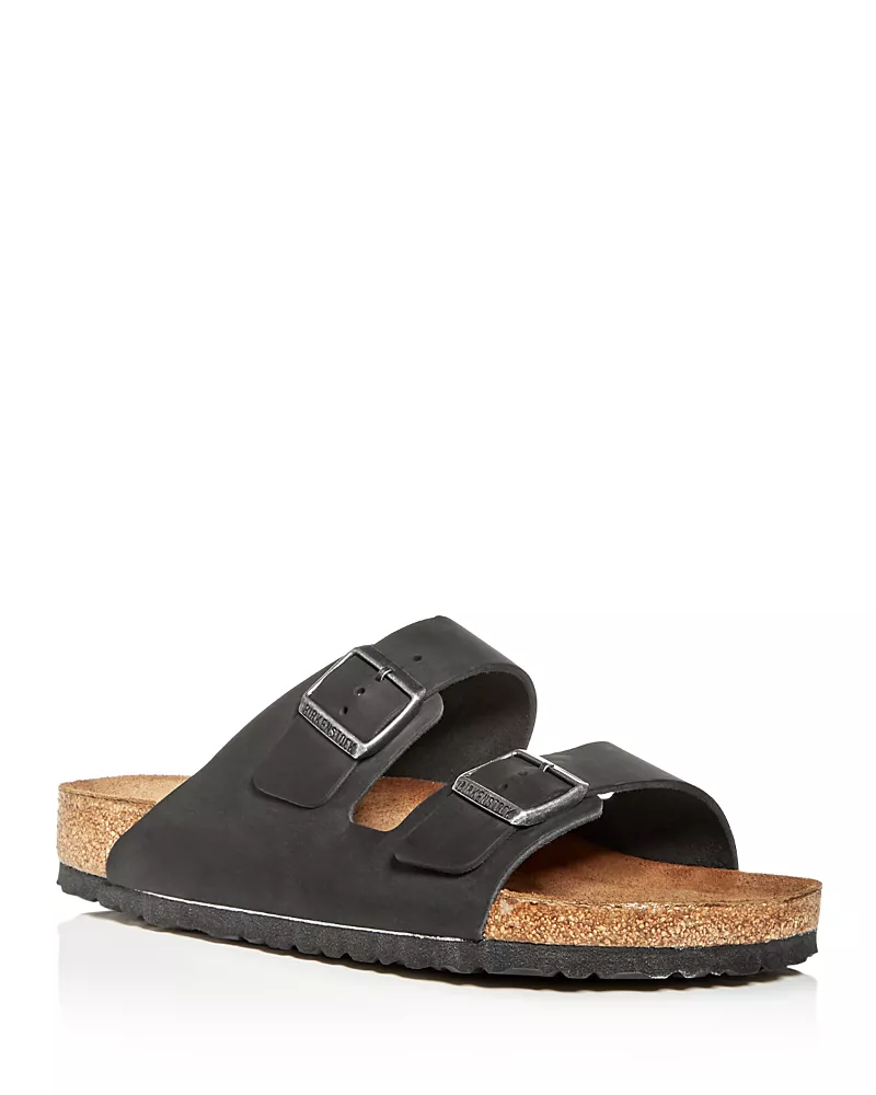 Birkenstock Men's Arizona Slide Sandals in Black