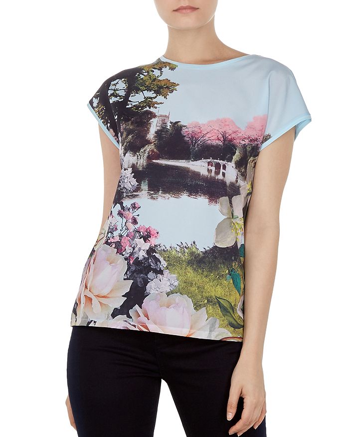 Ted Baker Winder Windermere Woven Front Tee Bloomingdale s