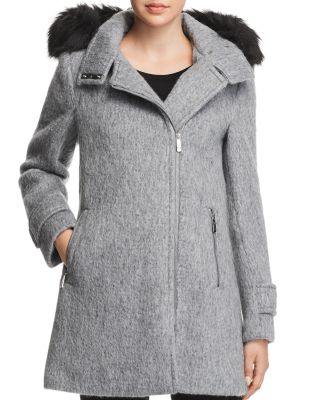 calvin klein hooded coat