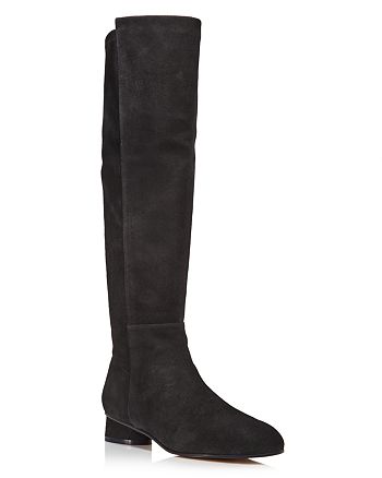 Stuart Weitzman Women's Eloise 30 Almond Toe Suede Boots | Bloomingdale's