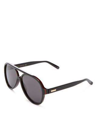 gucci flat top pilot sunglasses