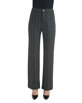 Lyssé Jackie Herringbone-Stripe Pants | Bloomingdale's