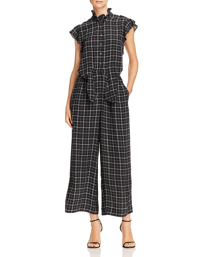 Rebecca taylor plaid jumpsuit 2025