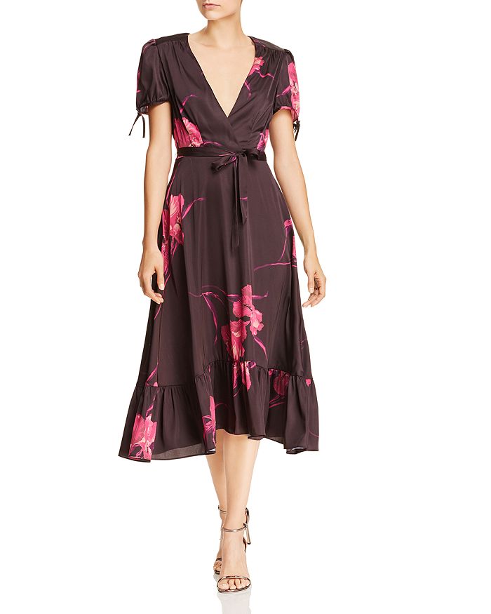 Betsey johnson faux wrap dress outlet