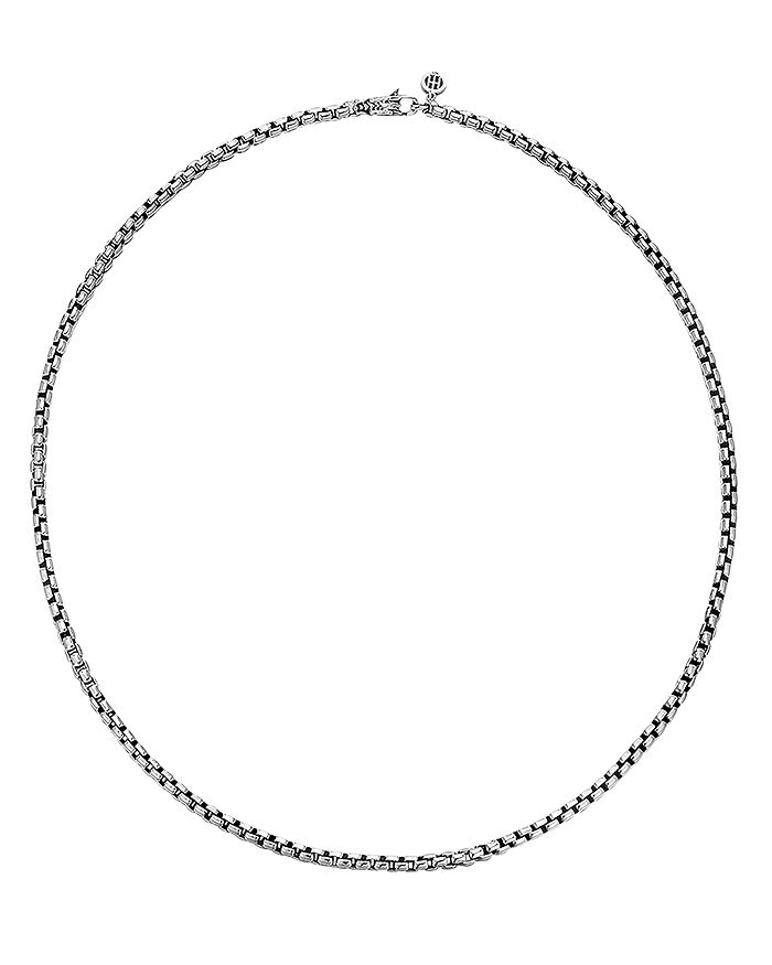 Shop John Hardy Sterling Silver Classic Chain Woven Box Chain Necklace, 22
