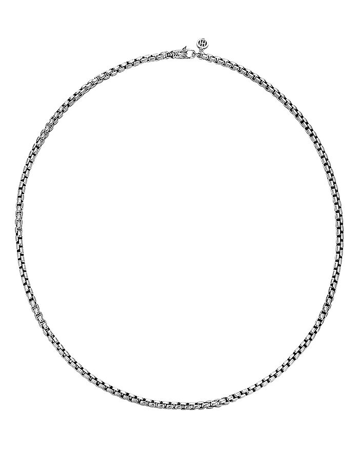 John Hardy Sterling Silver Classic Chain Woven Box Chain Necklace, 24