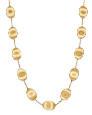 Marco Bicego - 18K Yellow Gold Lunaria Station Collar Necklace, 17"