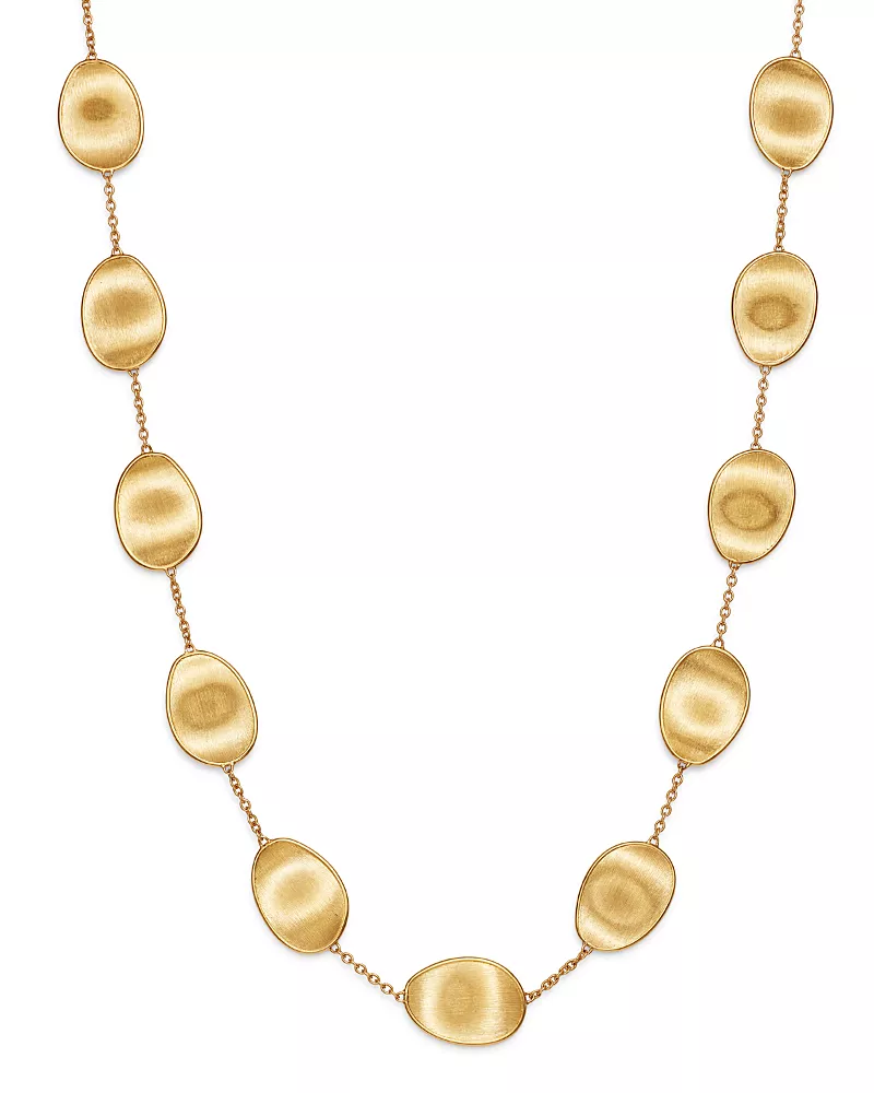 Marco Bicego 18K Yellow Gold Lunaria Station Collar Necklace, 17