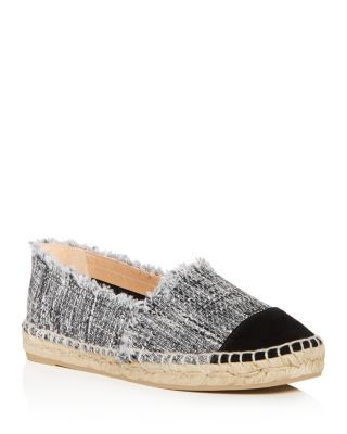 Castañer - Women's Woven Cap Toe Espadrille Flats