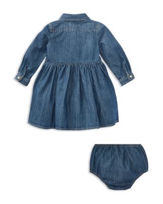 ralph lauren baby denim dress