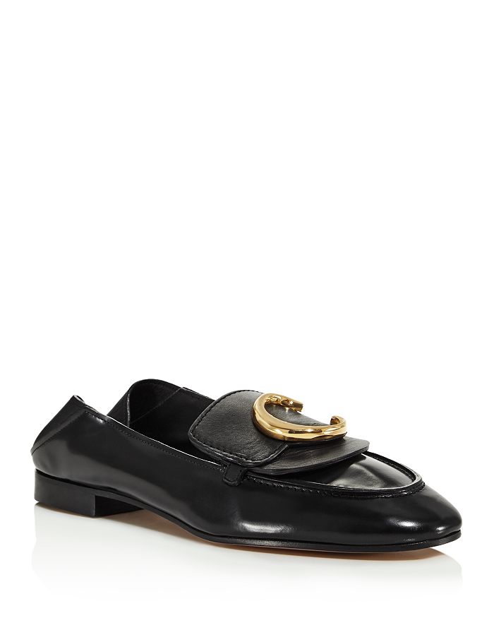 Chloé Story Convertible Loafer In Black Patent Leather
