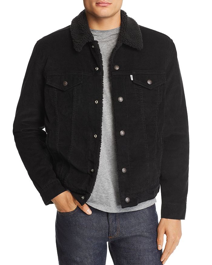 Levi's Faux Shearling-Lined Corduroy Trucker Jacket - 100% Exclusive ...