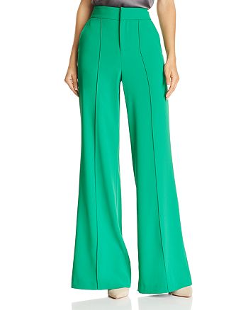 Alice and Olivia Alice + Olivia Dylan High-Waist Wide-Leg Pants ...