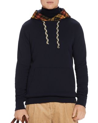 Scotch & Soda - Plaid-Hood Sweatshirt