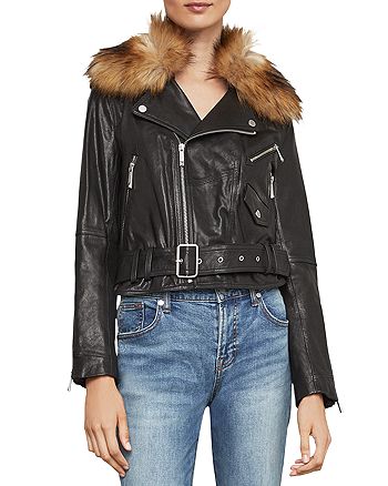 Bcbgmaxazria Kaylee Faux Fur Trim Leather Moto Jacket Bloomingdale S > this item is currently unavailable. bcbgmaxazria kaylee faux fur trim