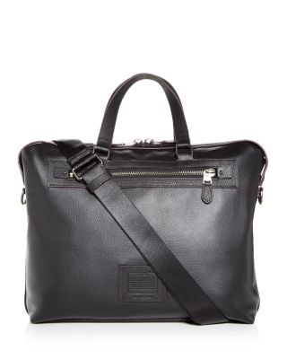 coach leather holdall